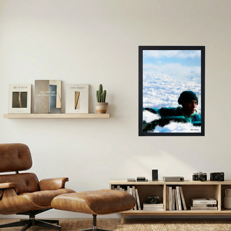 Eminem 'Head in the Clouds' Painting Poster - Mockup 1