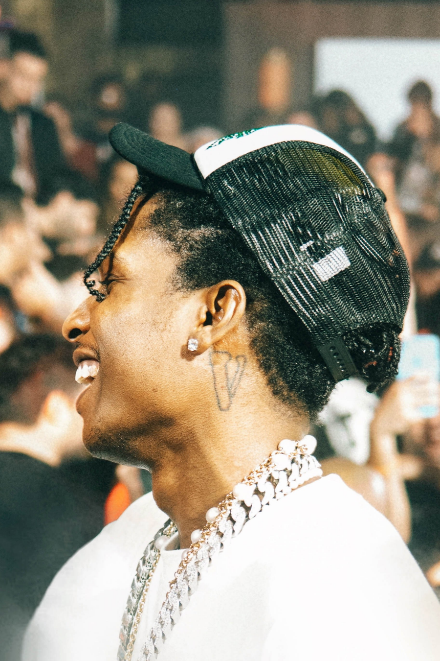 A$AP Rocky 'Vlone' Poster, shown hanging above a console table