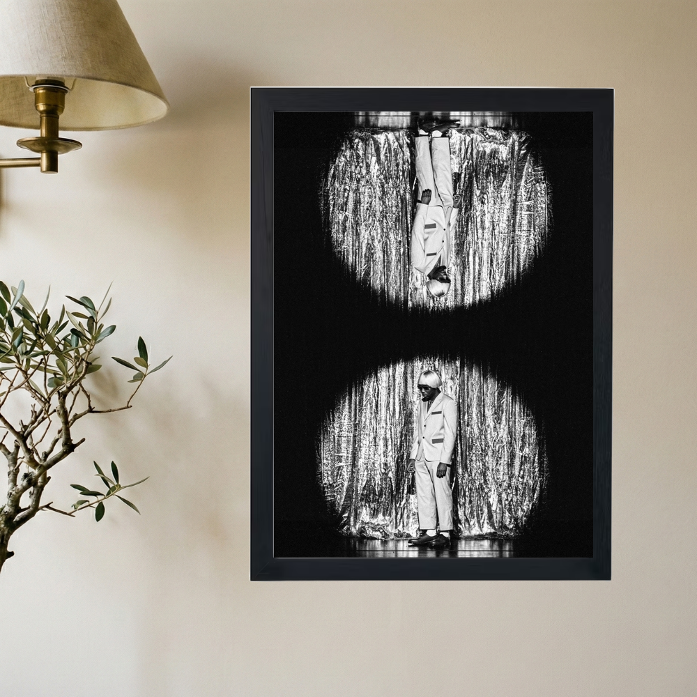 Tyler, The Creator 'Igor's Reflection' B&W Poster - Mockup 2