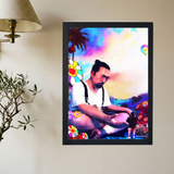 Takashi Murakami Painting Poster - Mockup 2