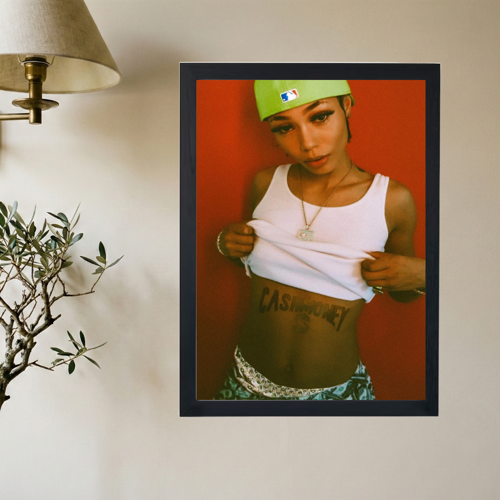 Coi Leray 'CASHMONEY' Poster - Mockup 2