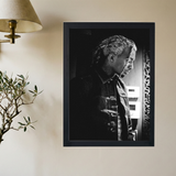 Playboi Carti 'Meh' B&W Poster - Mockup 2