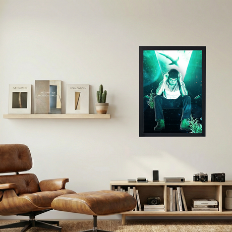 Yung Lean 'Oceans 2001' Poster - Mockup 1