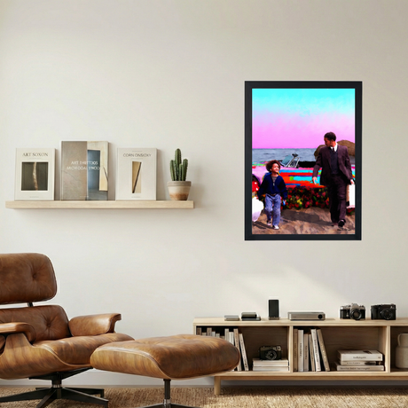Will x Jaden Smith 'Pursuit of Happiness' Painting Poster - Mockup 1