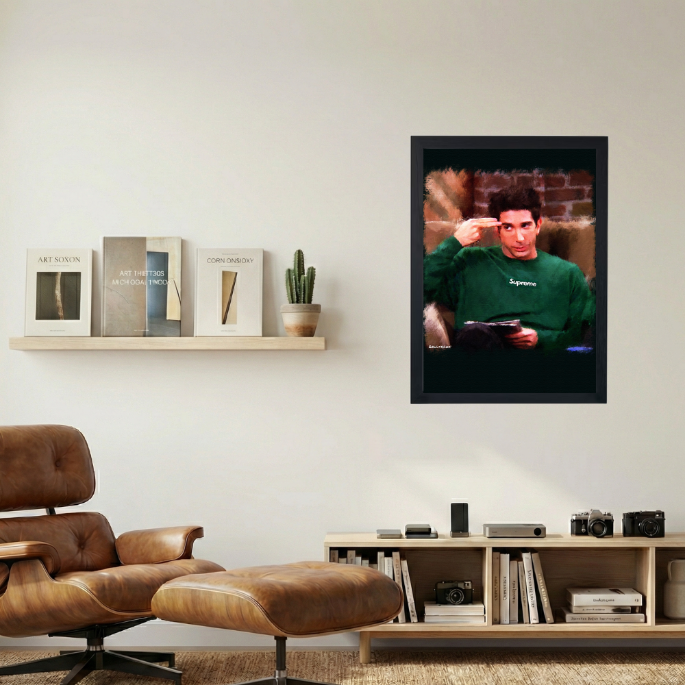 Supreme x Friends 'Ross' Painting Poster - Mockup 1
