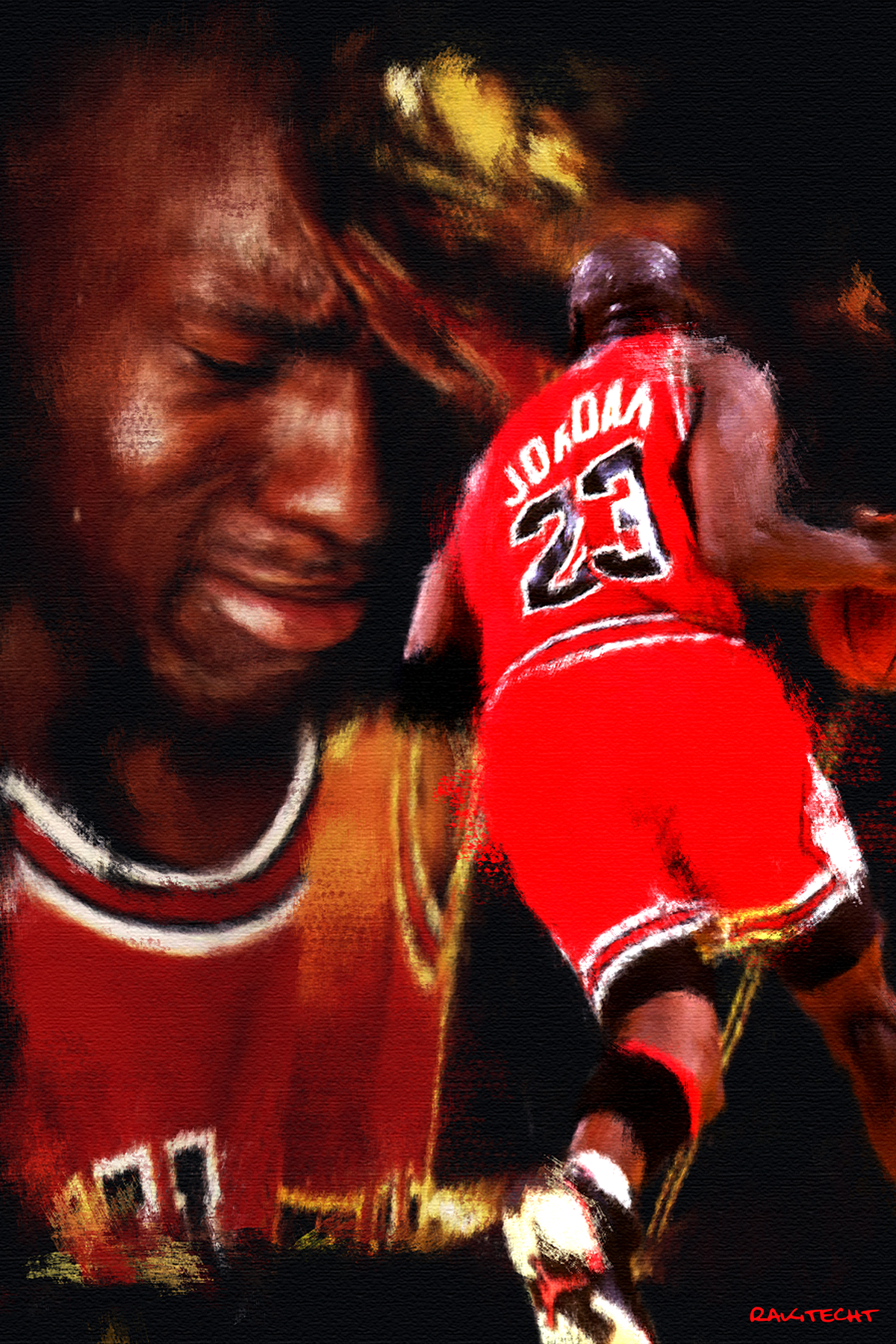 Jordan 'Made It' Painting Poster