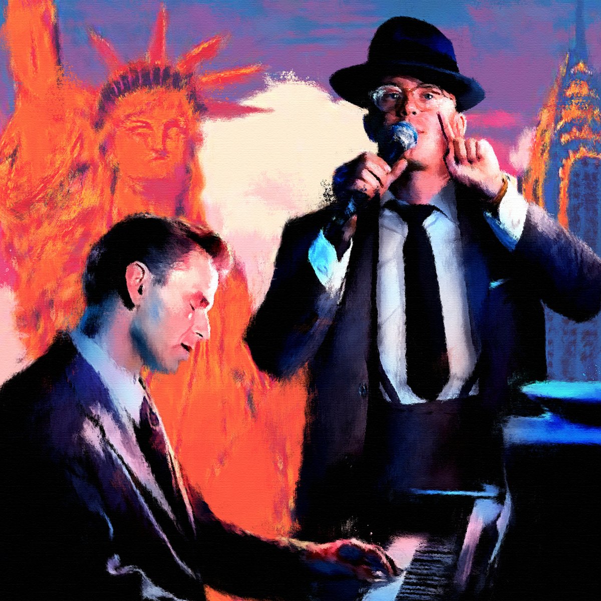 Logic x Frank Sinatra 'Young Sinatra' Painting Poster – PRNTD