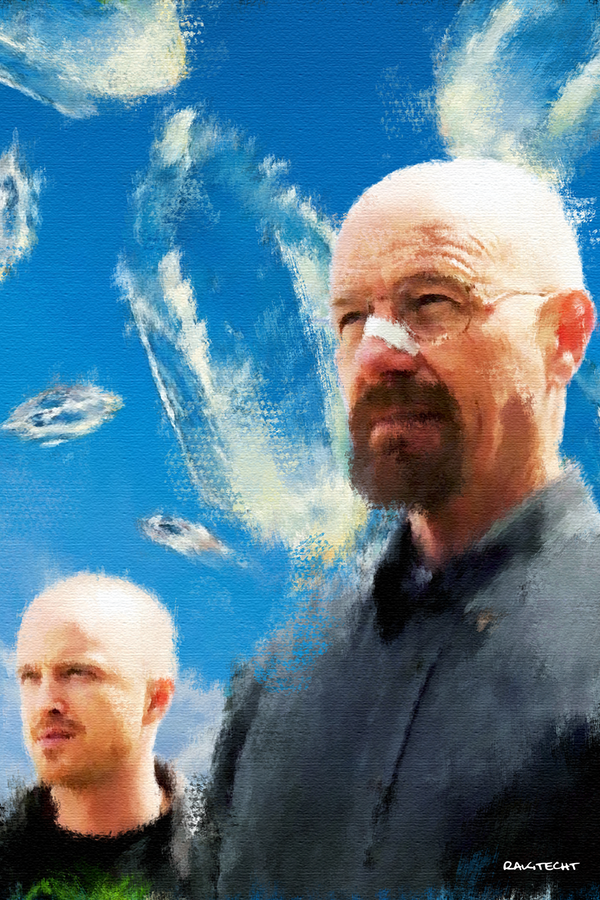 Breaking Bad // Walter White x Jesse Pinkman 'Crystal' Painting Poster