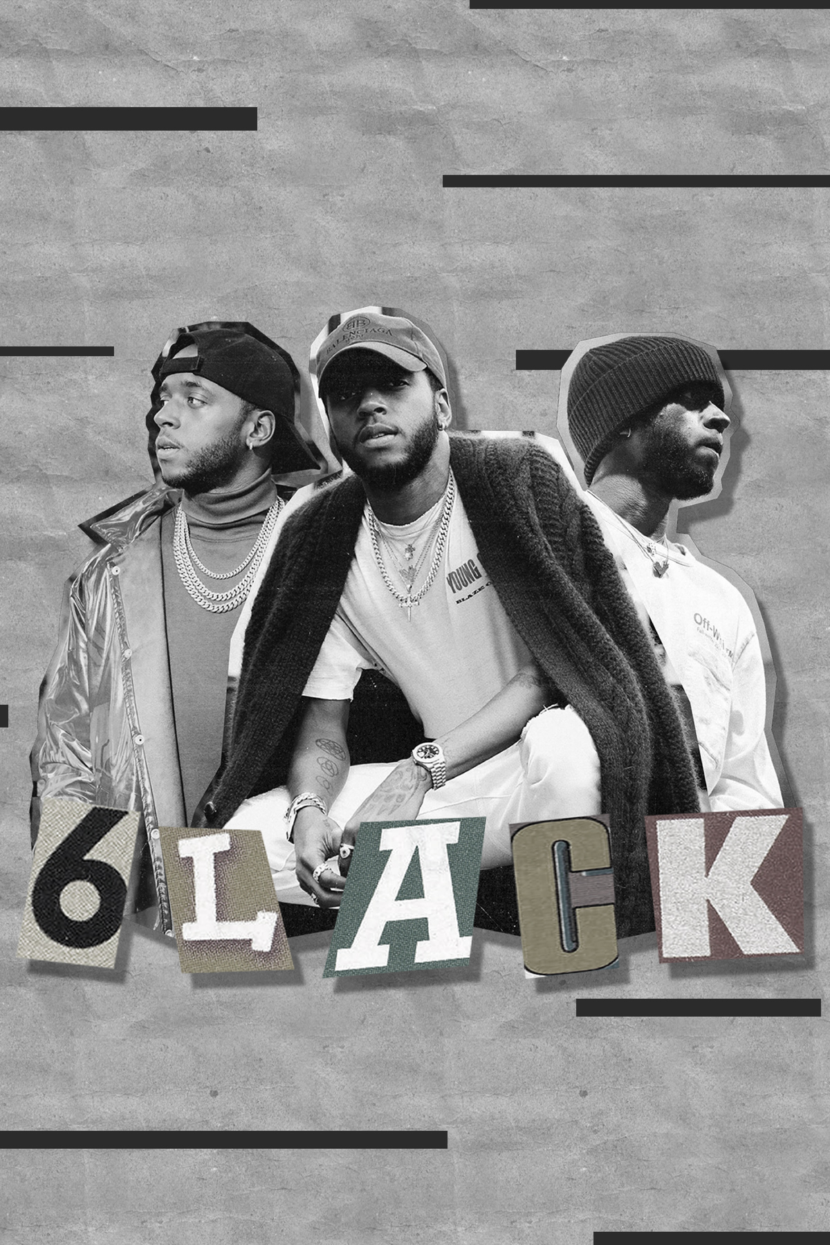 6lack 'Scrapbook' Poster