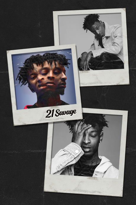 21 Savage 'Polaroids' Poster