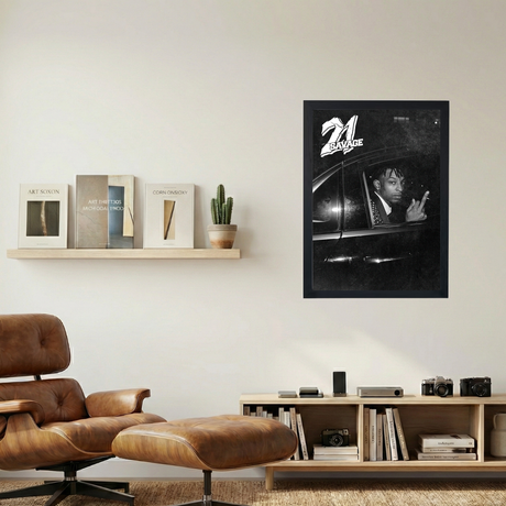 21 Savage 'Backatha Maybach' Poster - Mockup 1