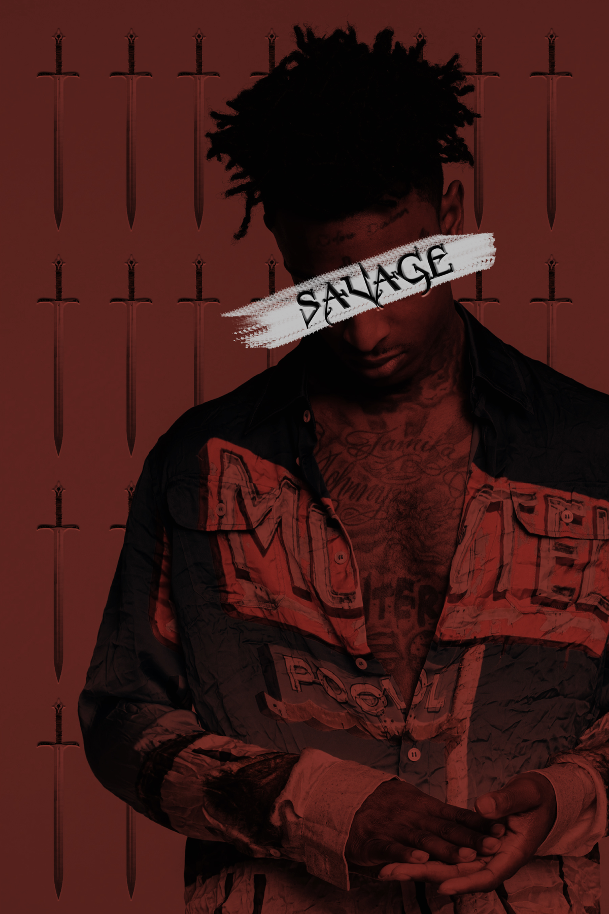 21 Savage 'Issa Knife' Poster