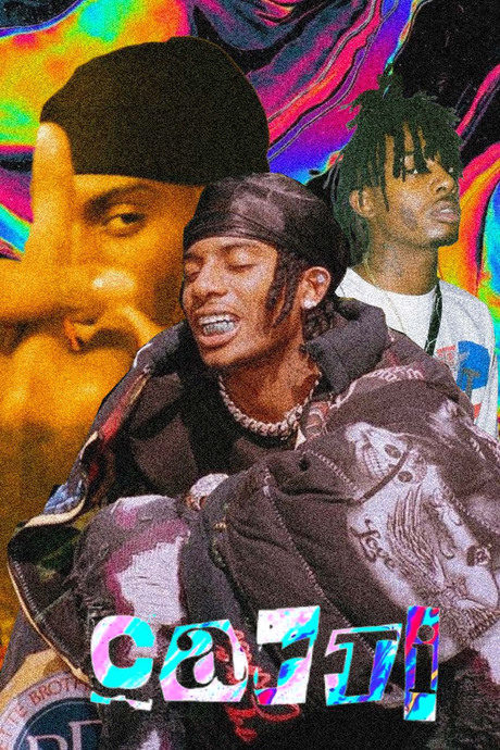 Playboi Carti 'Thermal' Collage Poster