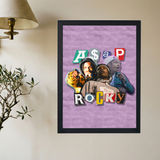 A$AP Rocky 'Scrapbook' Poster - Mockup 2