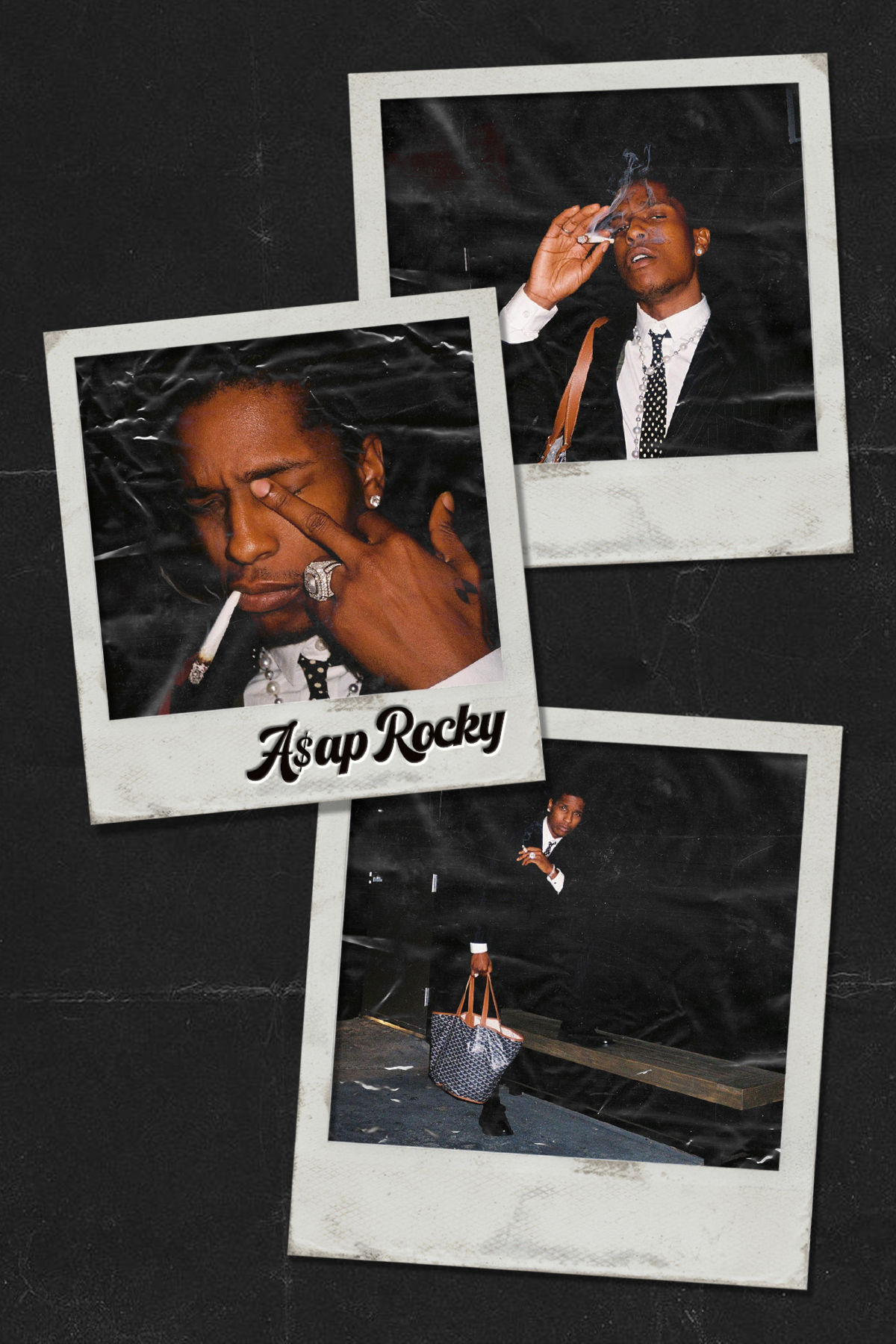 A$AP Rocky 'Polaroid' Poster