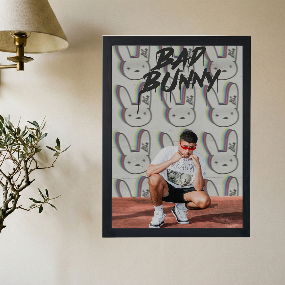 Bad Bunny 'Braindead' Poster - Mockup 2