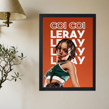Coi Leray 'Leanin'' Poster - Mockup 2