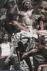 Denzel Curry 'ULT' Collage Poster