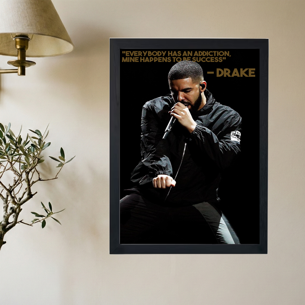 Drake 'Addicted 2 Success' Poster - Mockup 2