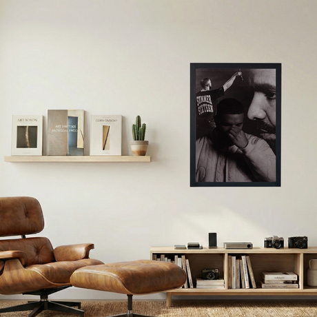 Drake 'Lover' Collage Poster - Mockup 1