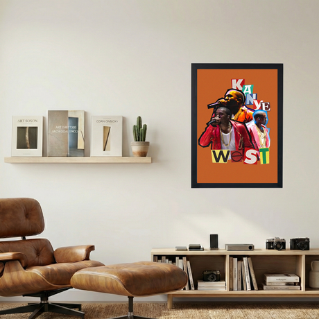 Kanye West 'Scrapbook' Poster - Mockup 1