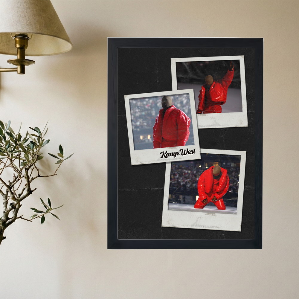 Kanye West DONDA 'Polaroid' Poster - Mockup 2