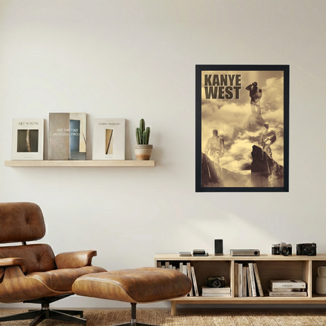 Kanye West 'Yeezus Is King' Poster - Mockup 1