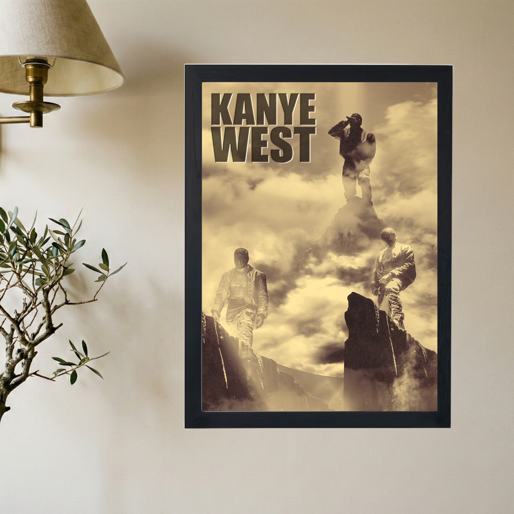 Kanye West 'Yeezus Is King' Poster - Mockup 2