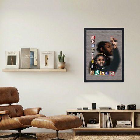 Kendrick Lamar 'Scrapbook' Poster - Mockup 1