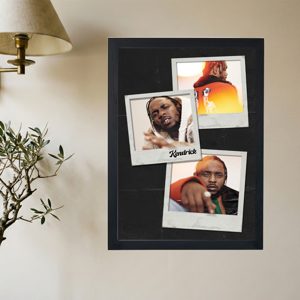 Kendrick Lamar 'Polaroid' Poster - Mockup 2