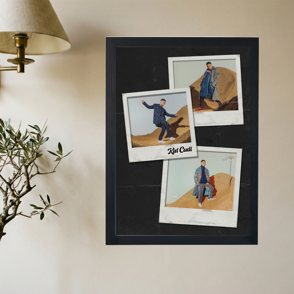 Kid Cudi 'Polaroid' Poster - Mockup 2