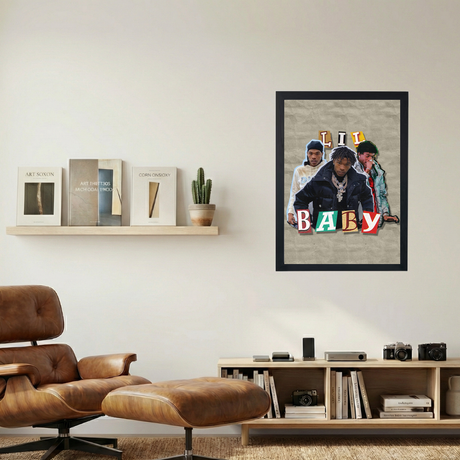 Lil Baby 'Scrapbook' Poster - Mockup 1