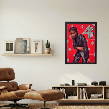 Lil Baby '4PF Baguettes' Poster - Mockup 1