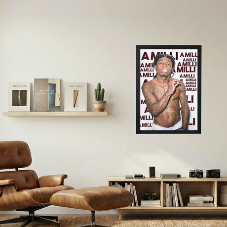Lil Wayne 'A Milli' Poster - Mockup 1