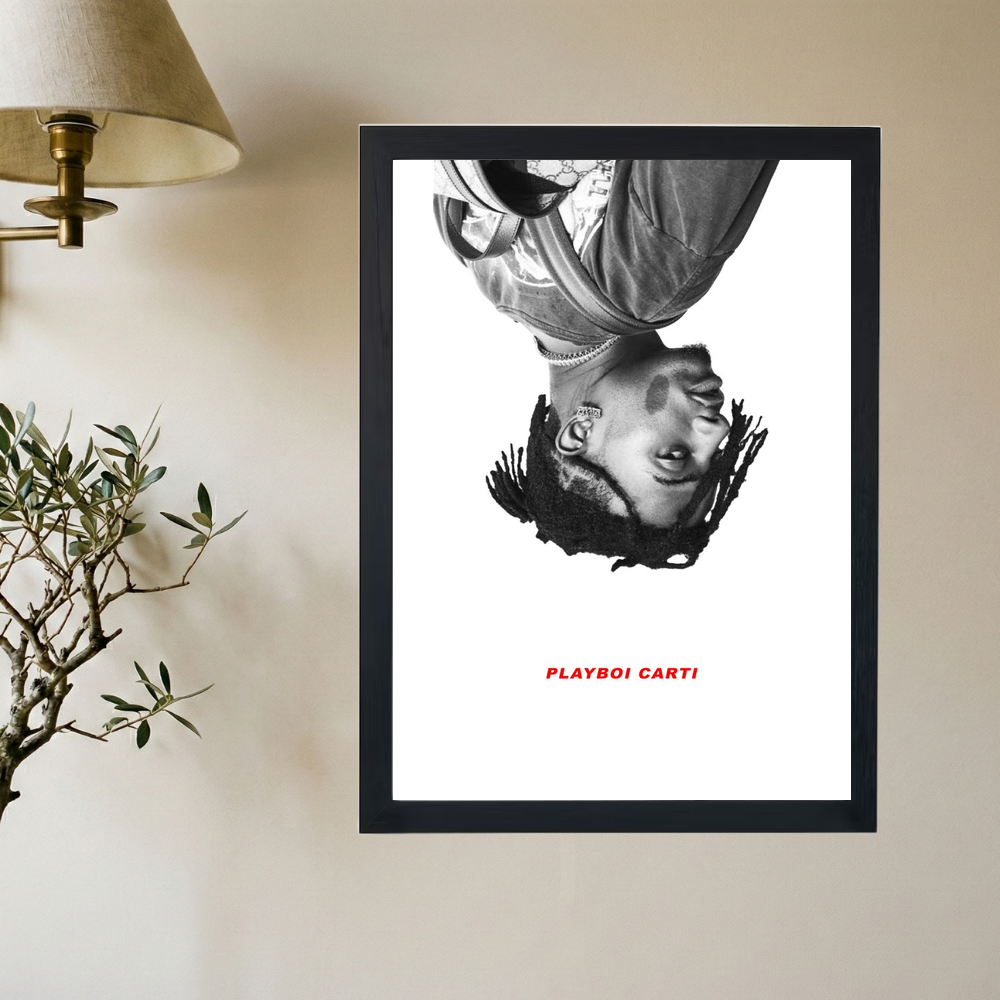 Playboi Carti 'Top' Poster - Mockup 2