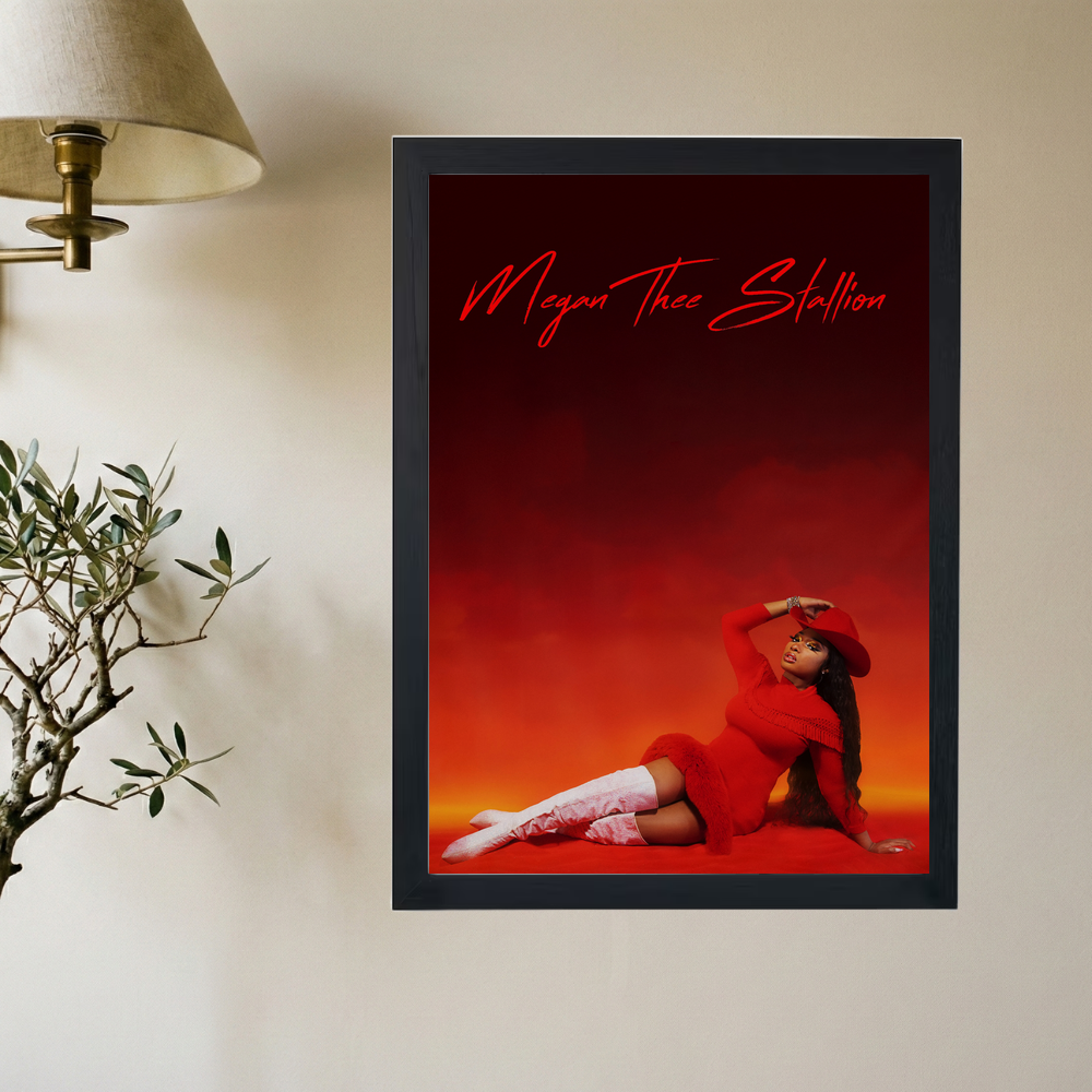 Megan Thee Stalion 'Cowgirl' Poster - Mockup 2
