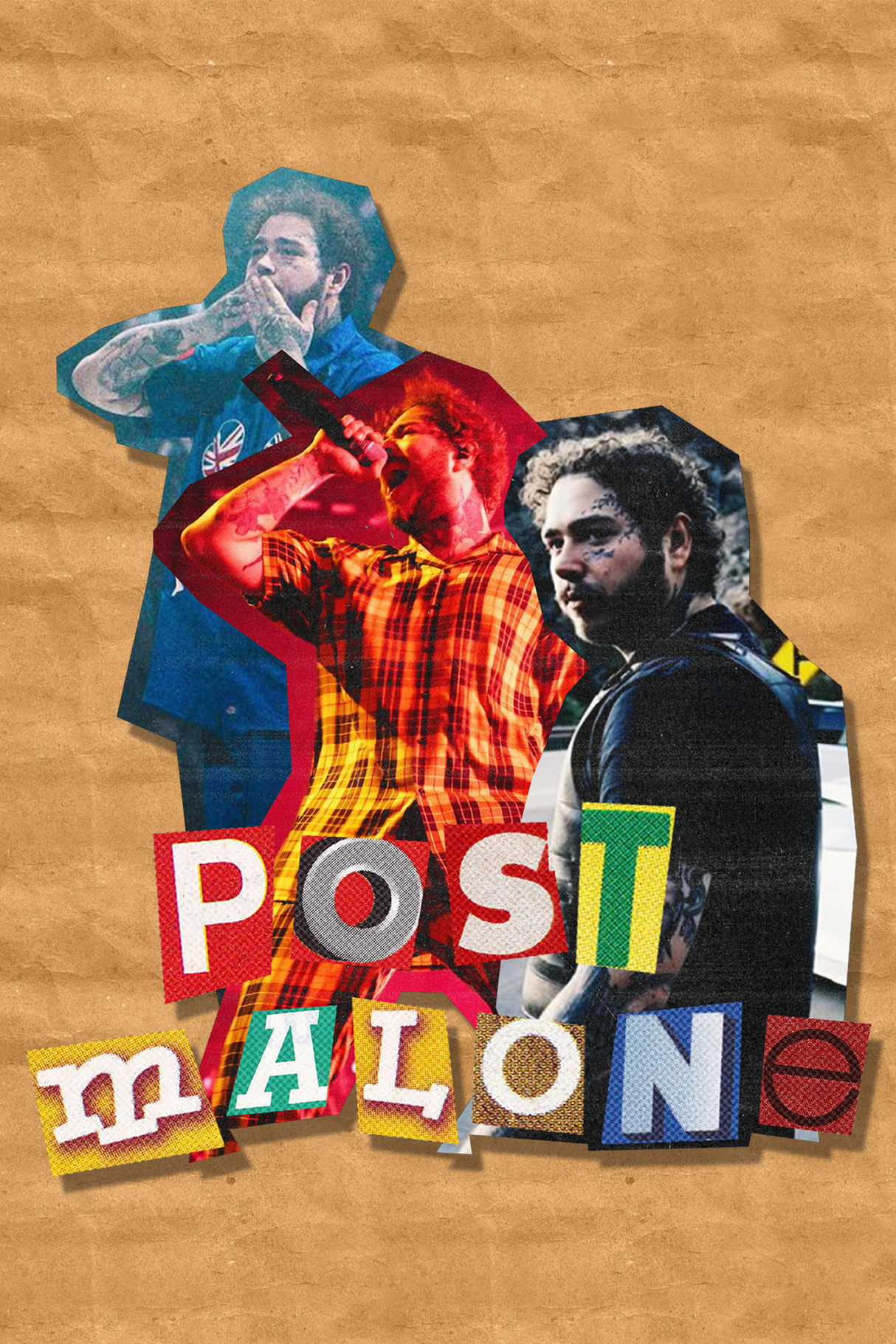 Post Malone 'Scrapbook' Poster