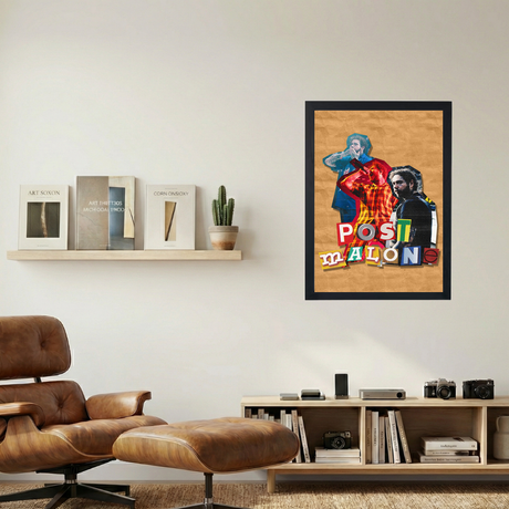 Post Malone 'Scrapbook' Poster - Mockup 1
