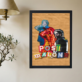 Post Malone 'Scrapbook' Poster - Mockup 2