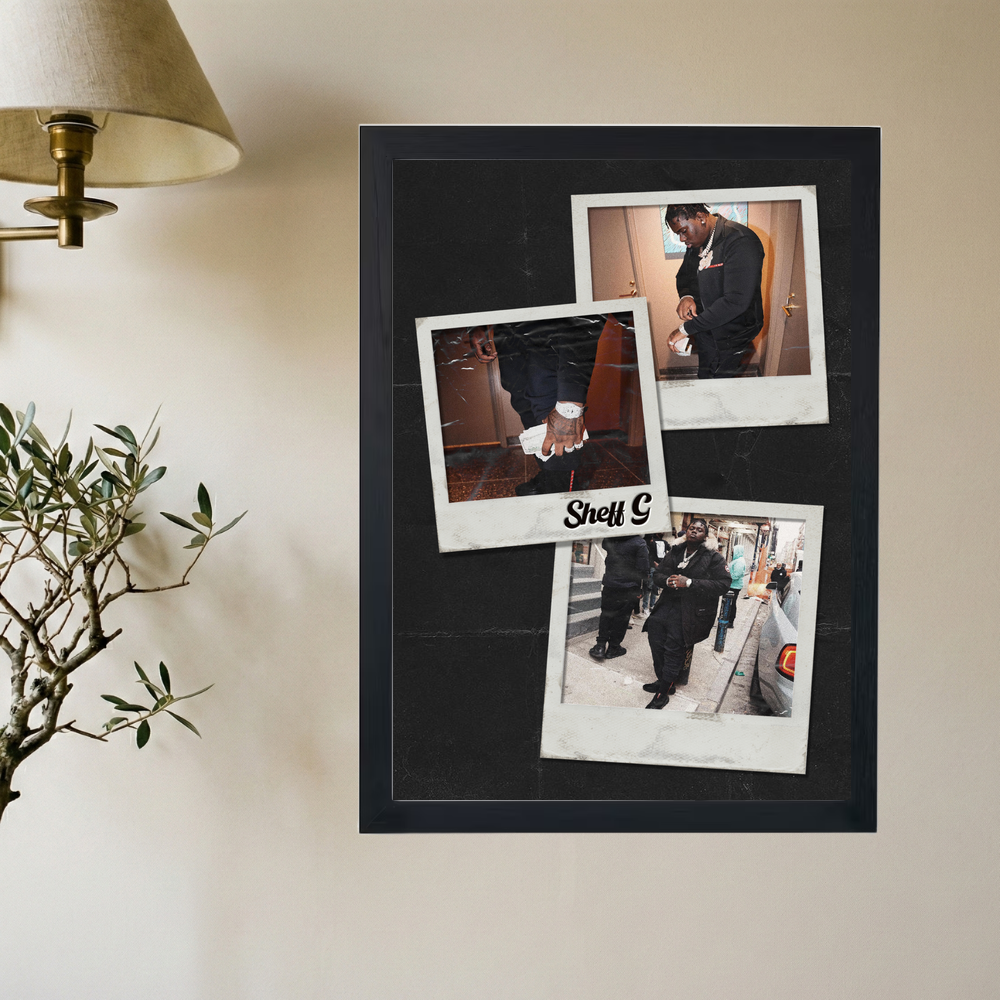 Sheff G 'Polaroid' Poster - Mockup 2