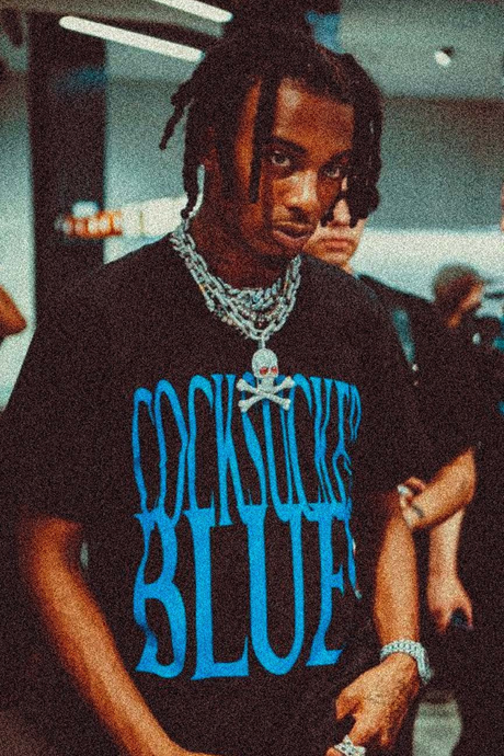 Playboi Carti 'Whole Lotta Blue' Poster
