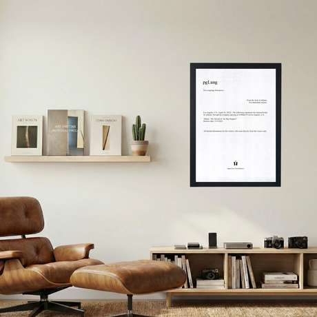 Kendrick Lamar 'Announcement' Poster - Mockup 1