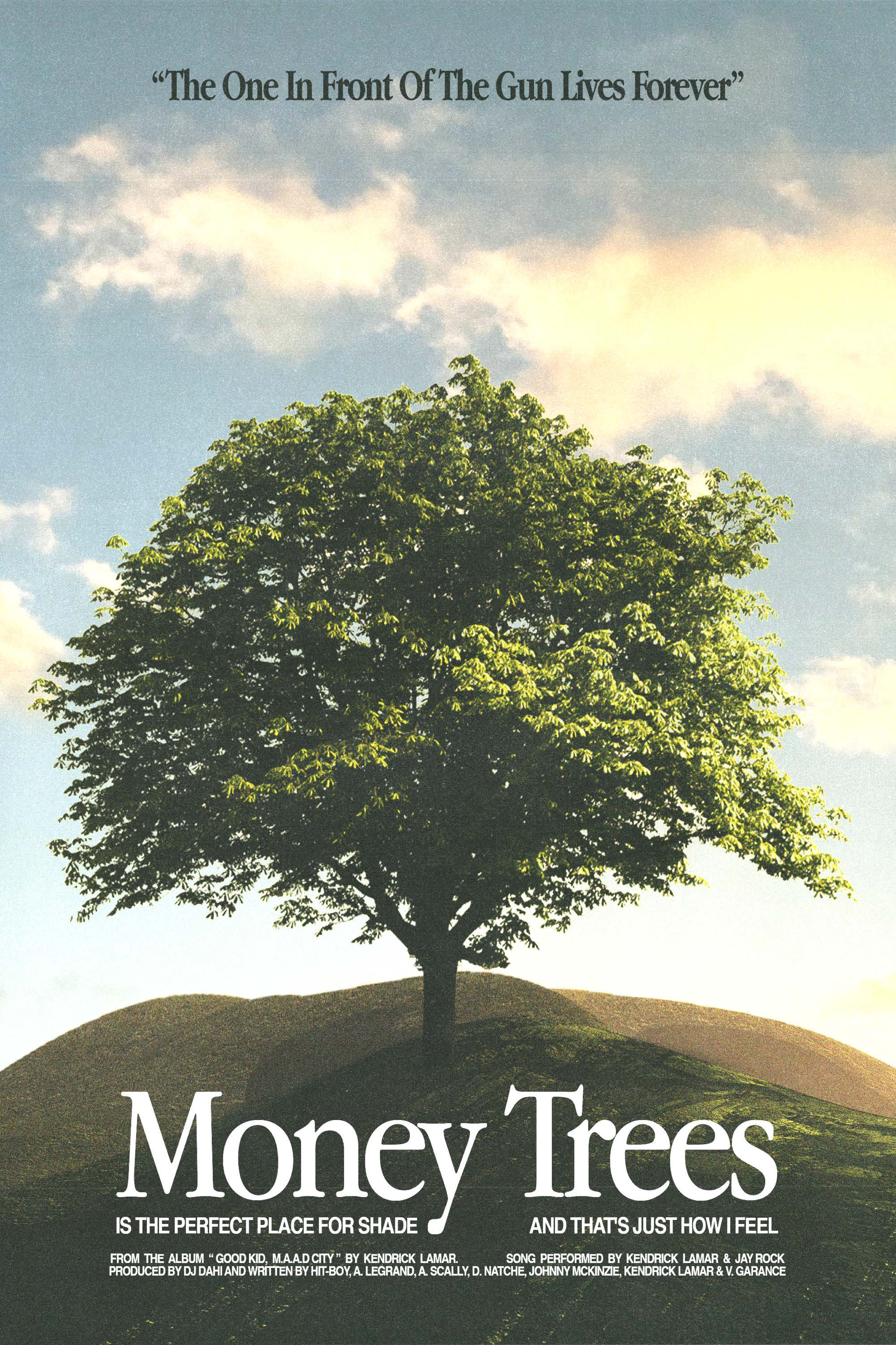 Kendrick Lamar 'Money Trees' Poster – PRNTD