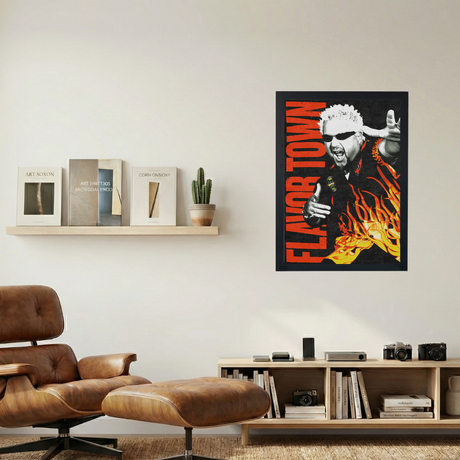Guy Fieri 'Flavor Town' Poster - Mockup 1