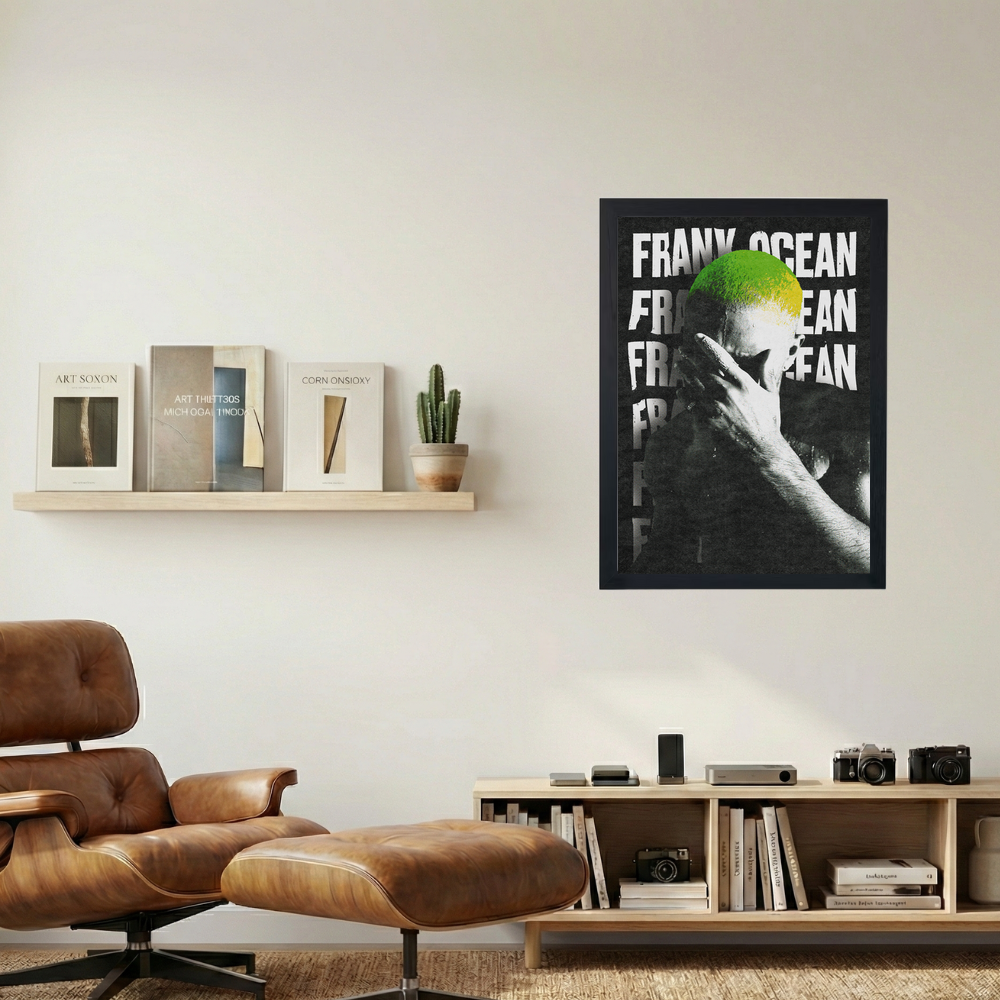 Frank Ocean 'Stamped' Poster - Mockup 1