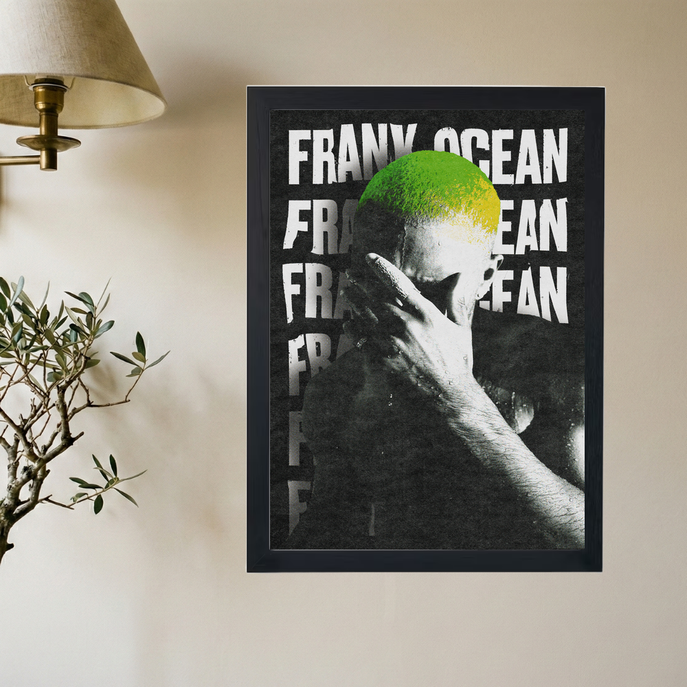 Frank Ocean 'Stamped' Poster - Mockup 2