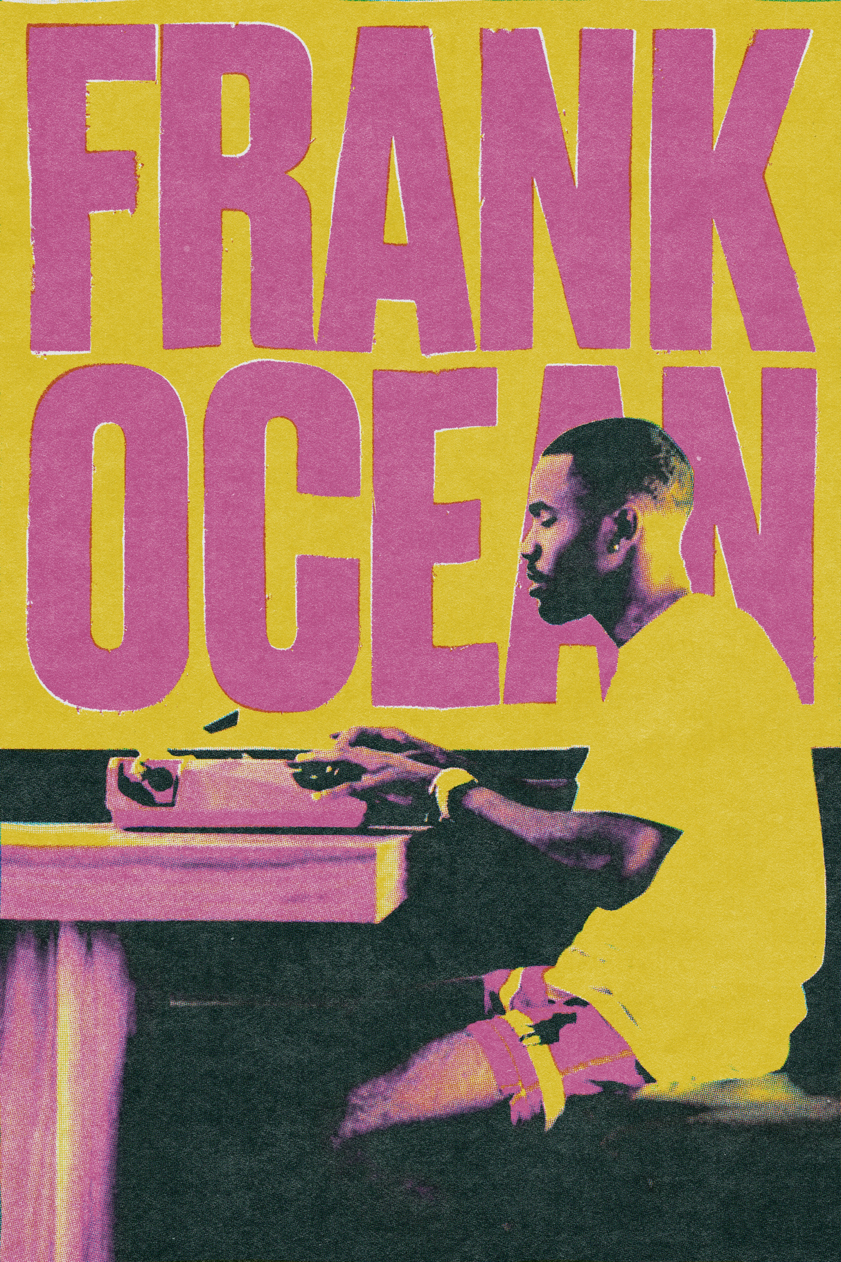 Frank Ocean 'Typewriter' Poster