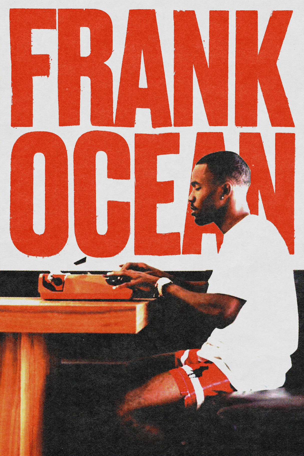 Frank Ocean 'Typewriter' Poster V2