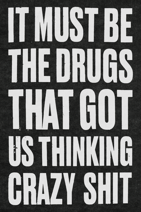It Must Be...' B&W Poster