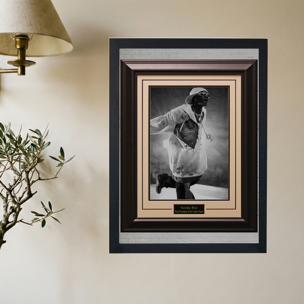 Soulja Boy 'First President' Poster - Mockup 2